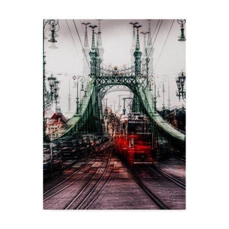 Trademark Fine Art Carmine Chiriaco 'On The Tram' Canvas Art, 24x32 1X06979-C2432GG